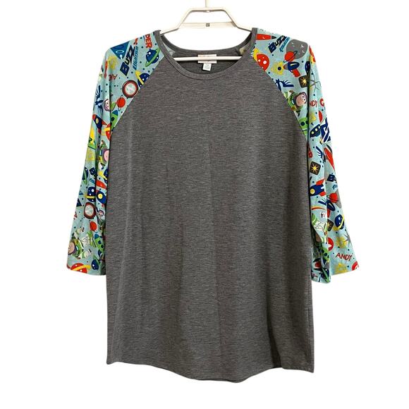 Lularoe Buzz Lightyear Toy Story Baseball Tee Shirt - Picture 1 of 6
